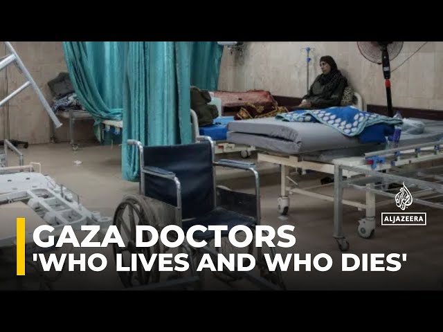 ⁣Doctors are being forced to choose who lives and who dies: Former Gaza physician