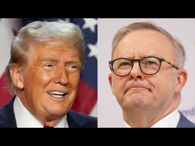 ⁣‘We are going to be perfect friends’: Donald Trump greets Anthony Albanese