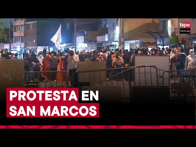 ⁣Estudiantes de San Marcos toman las calles exigiendo justicia y destitución de la rectora Yeri Ramón