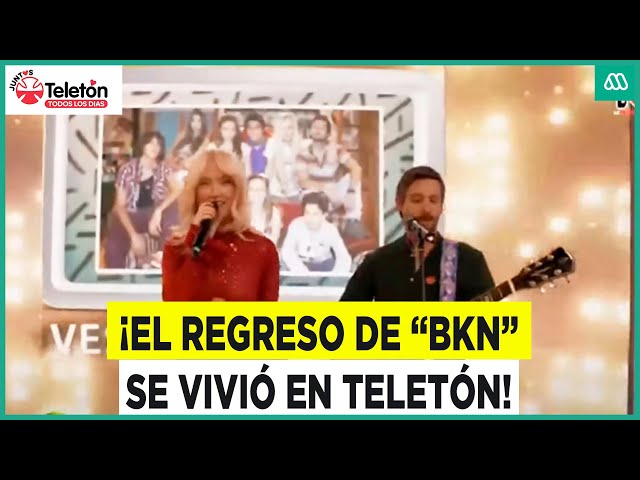 ⁣¡Volvió "BKN"!: Vesta Lugg y Javier Castillo cantan mítica canción de la banda en Teletón