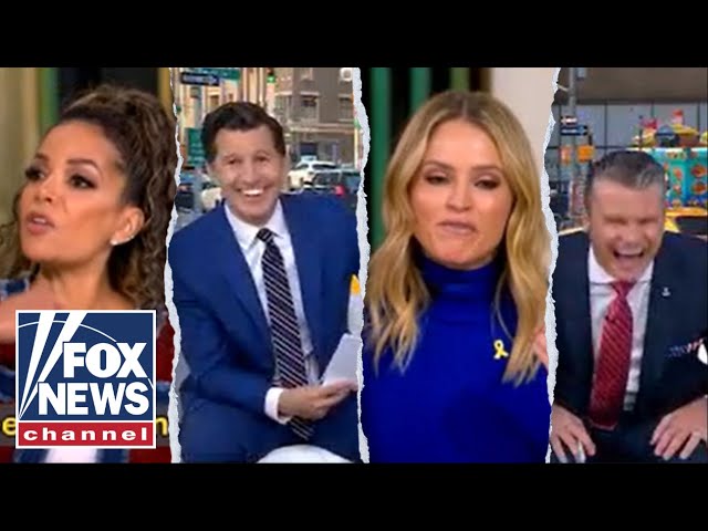 ⁣Fox News’ hosts crack up over 'The View's' Trump meltdown