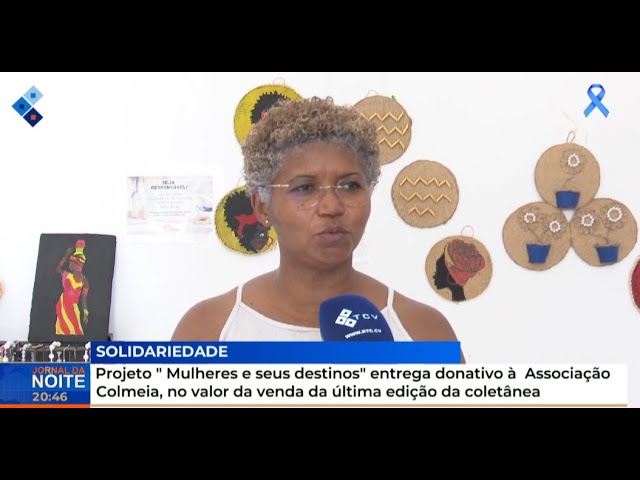 ⁣Projeto " Mulheres e seus destinos" entrega donativo à Associação Colmeia