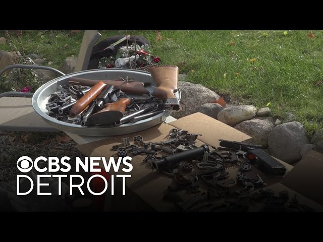 ⁣Over 60 guns safely destroyed during buyback event in Ann Arbor