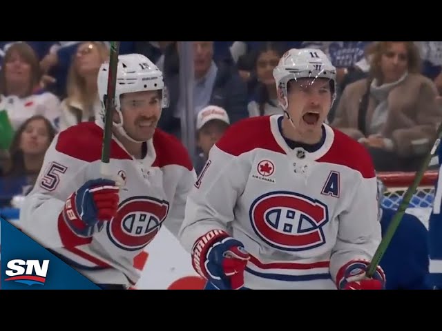 ⁣Canadiens' Brendan Gallagher Uses Elite Hand-Eye For PP Goal vs. Maple Leafs