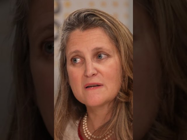 ⁣‘We control our borders,’ says Freeland in wake of U.S. election