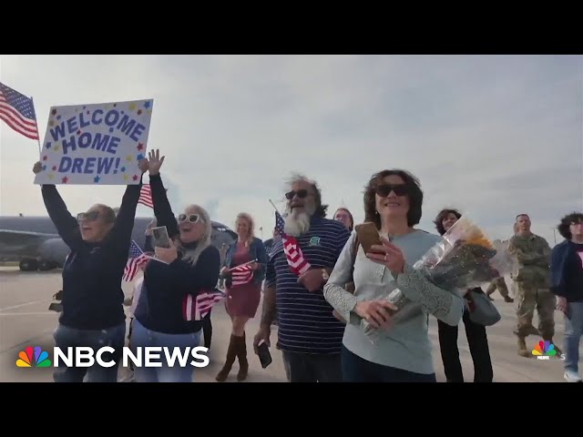 ⁣There's good news tonight about military homecomings ahead of Veteran's Day