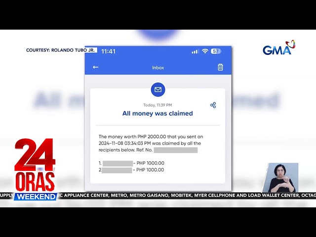 ⁣Ilang user ng GCash, inireklamo ang mga umano'y maanomalyang transaksyon at... | 24 Oras Weeken