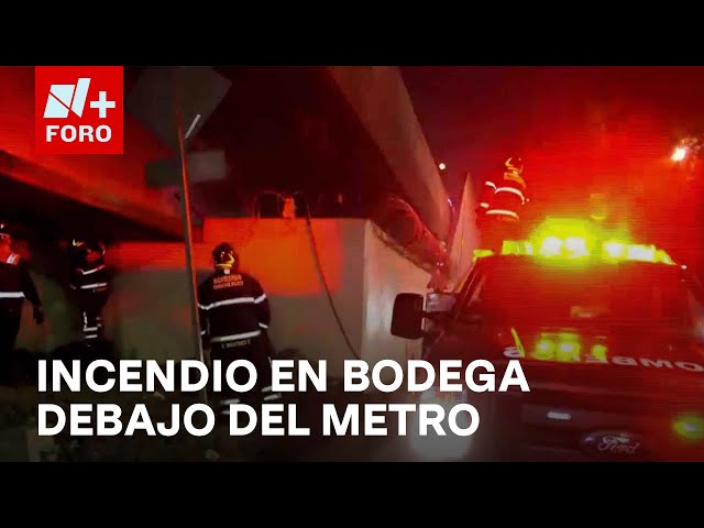 ⁣Bomberos controlan incendio en bodega usada por personas en situación de calle - Las Noticias