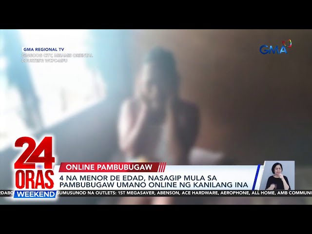 ⁣4 na menor de edad, nasagip mula sa pambubugaw umano online ng kanilang ina | 24 Oras Weekend