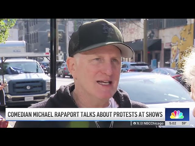 ⁣Michael Rapaport denounces cancel culture, pro-Palestinian protests ahead of Chicago comedy show