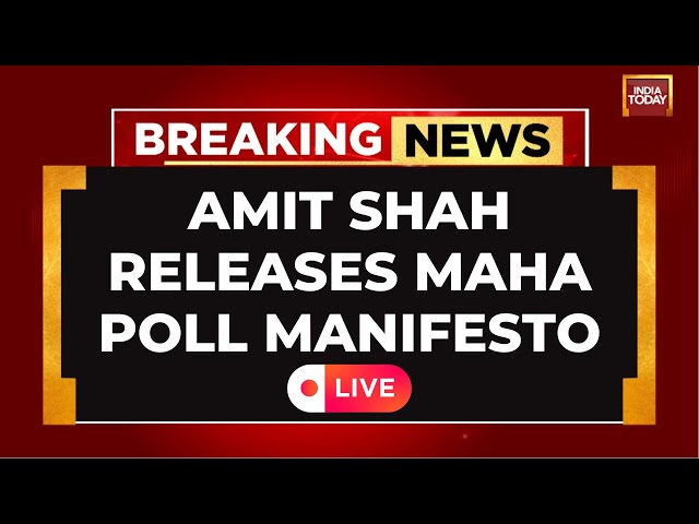 ⁣Maharashtra Poll News LIVE: HM Amit Shah Releases BJP's Maha Sankalp Patra | Mahayuti LIVE