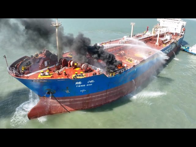 ⁣First joint response drill held in waters of HK-Zhuhai-Macao Bridge