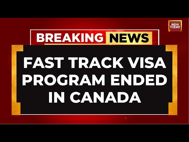 ⁣Canada Ends Fast Track Visa Program, Indian Students Impacted | India Today