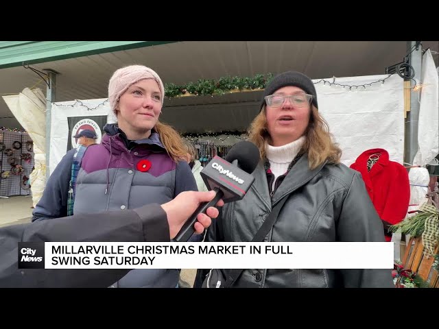 ⁣Millarville Christmas Market in full swing Saturday