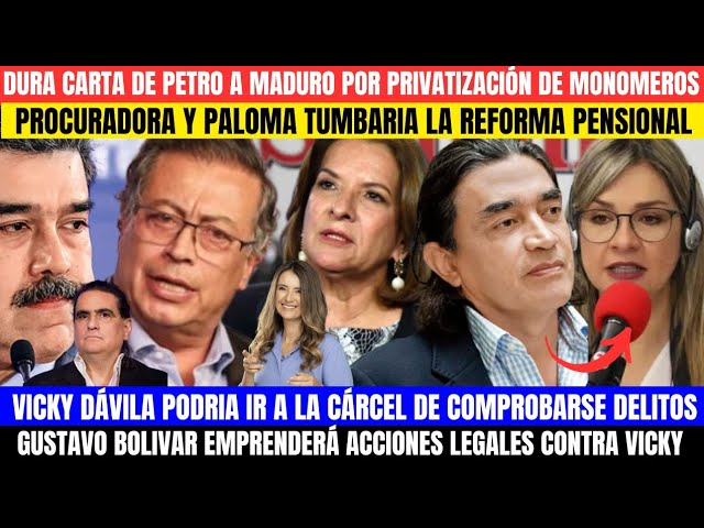 ⁣MADURO GOLPE4 A COLOMBIA.PROCURADORA Y PALOMA HUNDIRÁN PENSIONAL. BOLÍVAR DEMANDARÁ A SEMANA