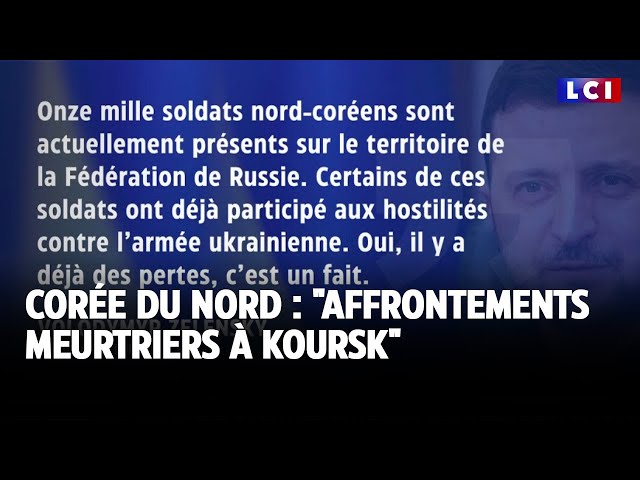 ⁣Corée du Nord : "affrontements meurtriers à Koursk" ｜LCI