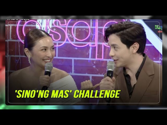 ⁣Who's more affectionate, caring? Kathryn, Alden answer questions from iWant ASAP hosts