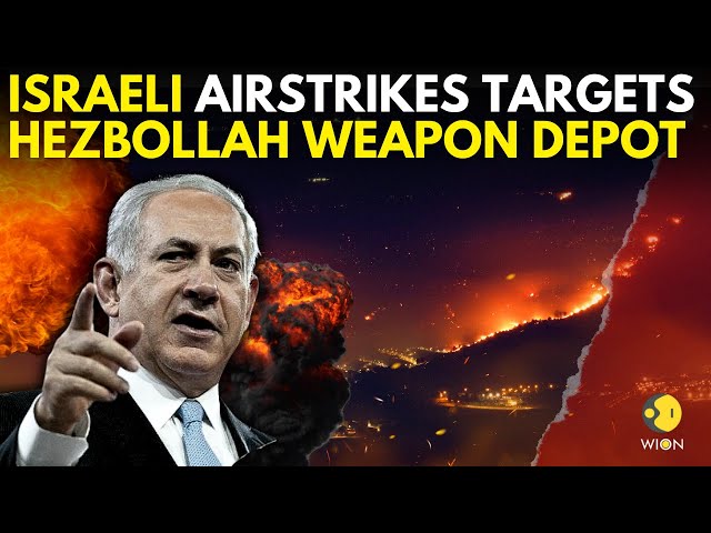 ⁣Hezbollah Israel War: Israel Airstrikes Targets Hezbollah Weapon Depot | 40 Killed in Beirut | WION