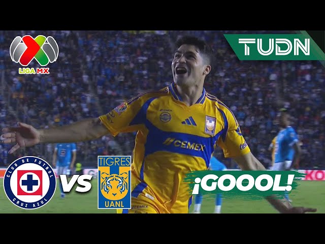 ⁣¡GOOOL DE TIGRES! Ibáñez marca de PENAL | Cruz Azul 0-1 Tigres | Liga Mx -AP2024 - J17 | TUDN