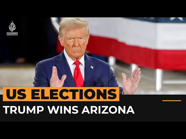 ⁣Trump wins Arizona, completing clean sweep of all seven swing states | Al Jazeera Newsfeed