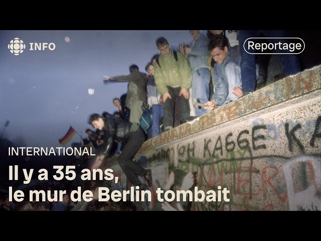 ⁣La chute du mur de Berlin commémore son 35e anniversaire dans une Allemagne en crise