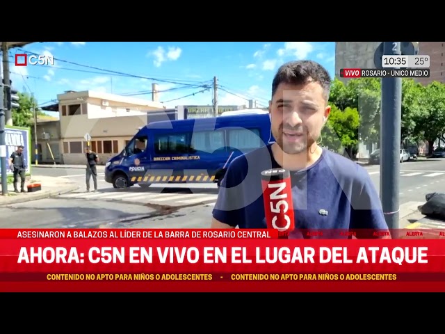 ⁣ASESINATO DE "PILLÍN" BRACAMONTE: C5N ÚNICO MEDIO EN VIVO EN ROSARIO