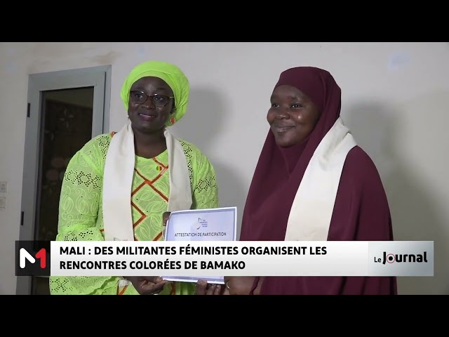 ⁣Mali : Des militantes féministes organisent les "rencontres colorées" de Bamako