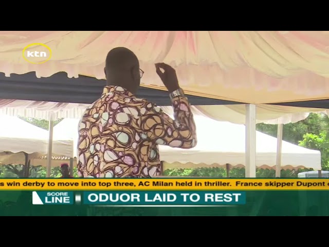 ⁣Former Harambee Stars star Austin Oduor laid to rest