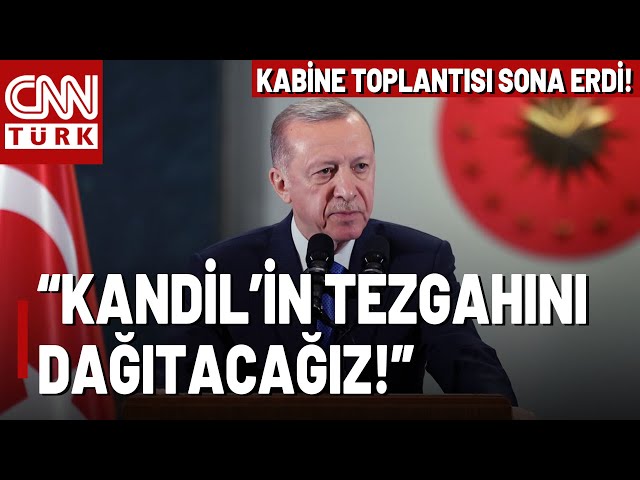 ⁣SON DAKİKA Kabine Toplantısı Sona Erdi, Erdoğan'dan Net Mesaj: "Terör Destekli Siyasete Ye