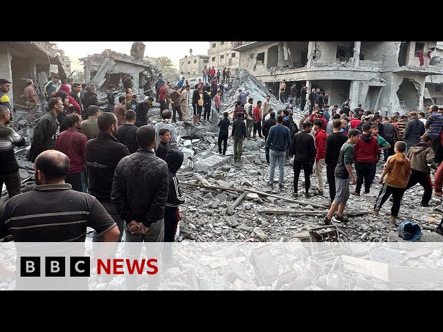 ⁣Israeli strikes on north Lebanon and Gaza kill dozens, officials and rescuers say | BBC News