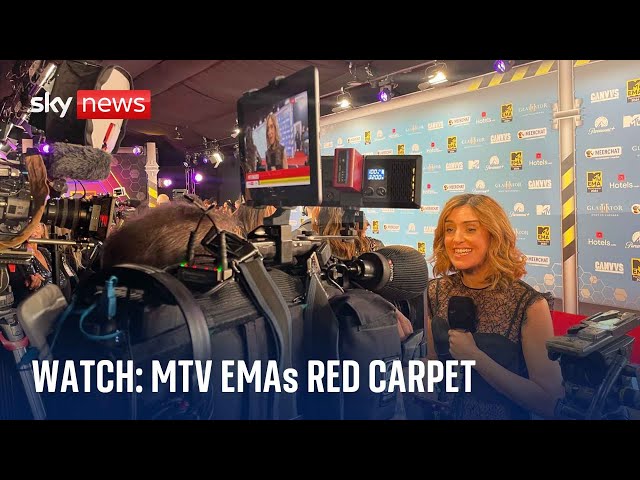 ⁣Watch live: MTV EMAs red carpet