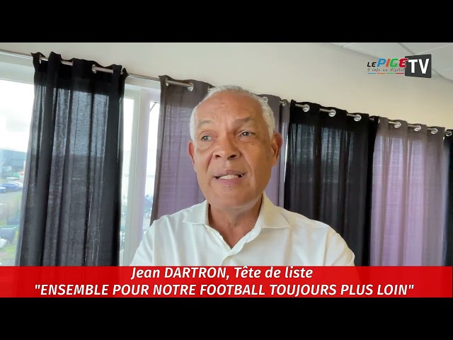 ⁣Jean DARTRON, Tête de liste ENSEMBLE POUR NOTRE FOOTBALL TOUJOURS PLUS LOIN