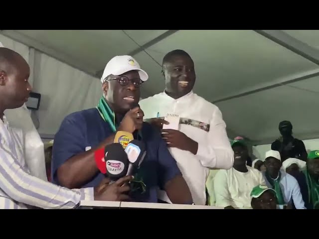 ⁣Babacar Mbengue, tête de liste de Samm Sa Kaddu à Dakar "lou niou beugeu bir assemblé moy…"