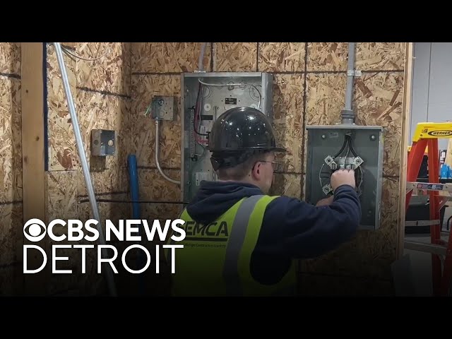 ⁣Future electricians put their skills to the test in Michigan competition