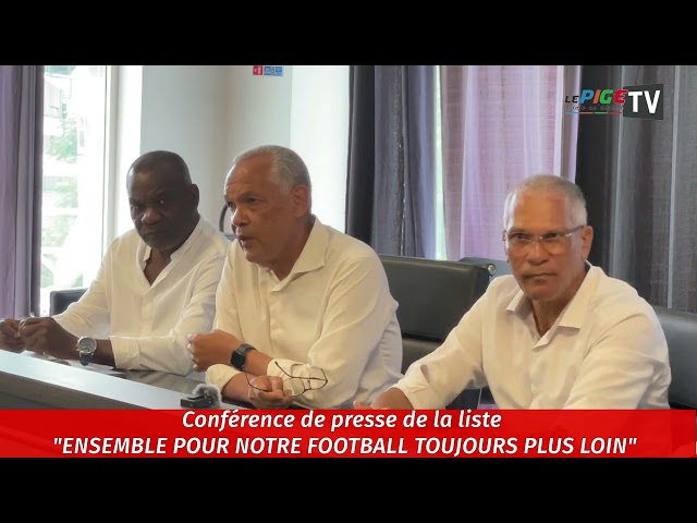 ⁣Conférence de presse de la liste "ENSEMBLE POUR NOTRE FOOTBALL TOUJOURS PLUS LOIN"