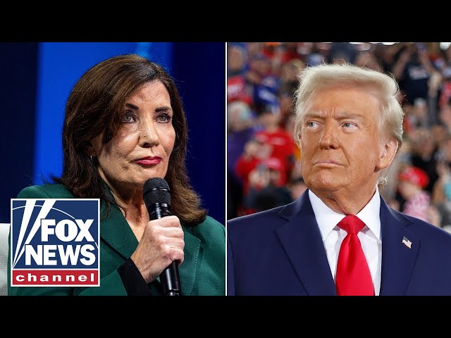 ⁣Trump extends olive branch to Gov. Hochul after bombshell remark