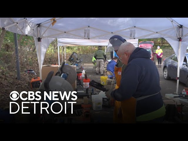 ⁣Southeast Michigan groups destroying unwanted guns