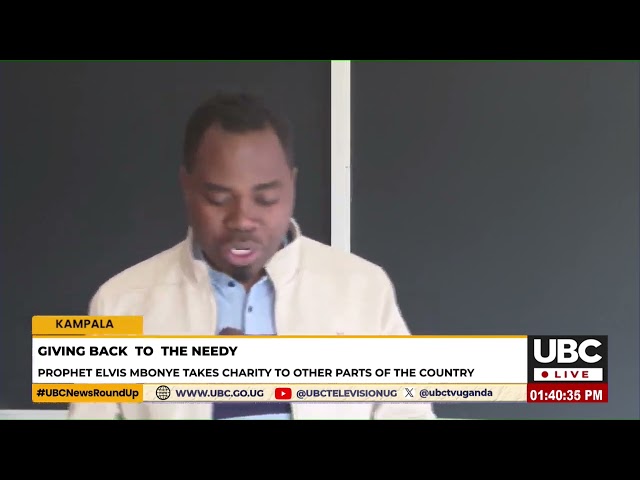 ⁣Prophet Mbonye continues with 12 weeks of Charity. campaign spreads to other parts of the country