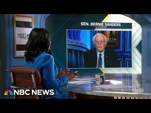 ⁣Bernie Sanders responds to Pelosi saying she doesn't 'respect' his criticism of Democ