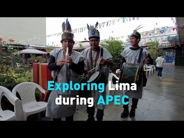 ⁣Exploring Lima during APEC