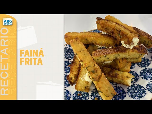 ⁣La RECETA para hacer FAINÁ FRITA de ARGENTINA COCINA