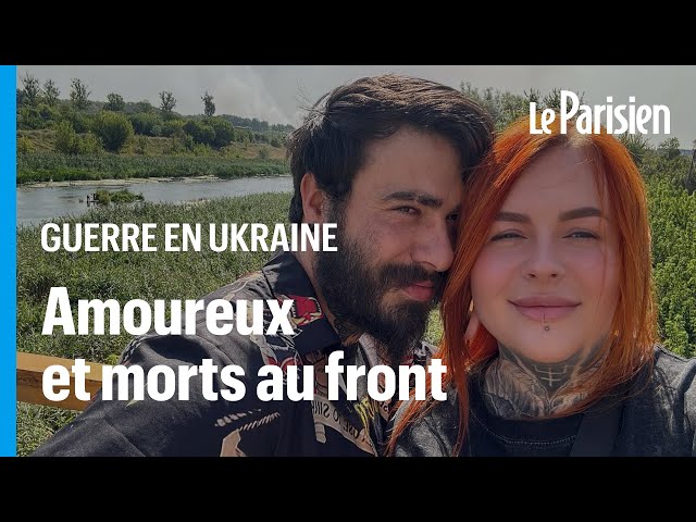 ⁣L'Ukraine pleure Valentyna et Daniil, tombés amoureux durant la guerre, tués ensemble au front