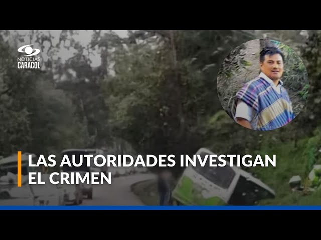 ⁣En Ubaté, Cundinamarca, un conductor de bus perdió la vida a mano de presuntos extorsionistas