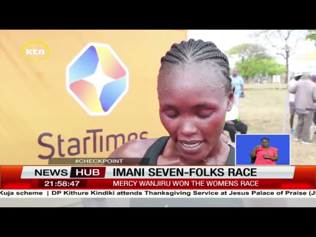 ⁣Rogers Murel and Mercy Wanjiru shine in Imani Seven-Folks race