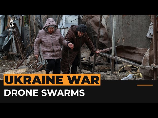 ⁣Russia and Ukraine launch drone swarms in new offensive | Al Jazeera Newsfeed