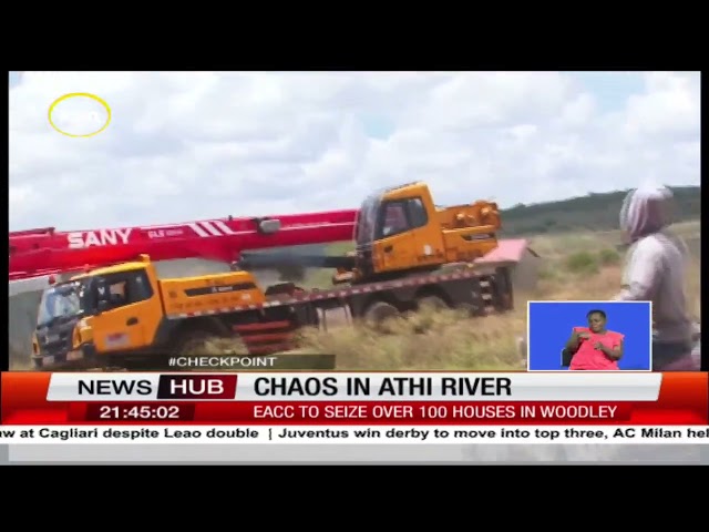 ⁣Chaos erupt at Ngelani Athi River after NEMA ordered illegal quarries closed