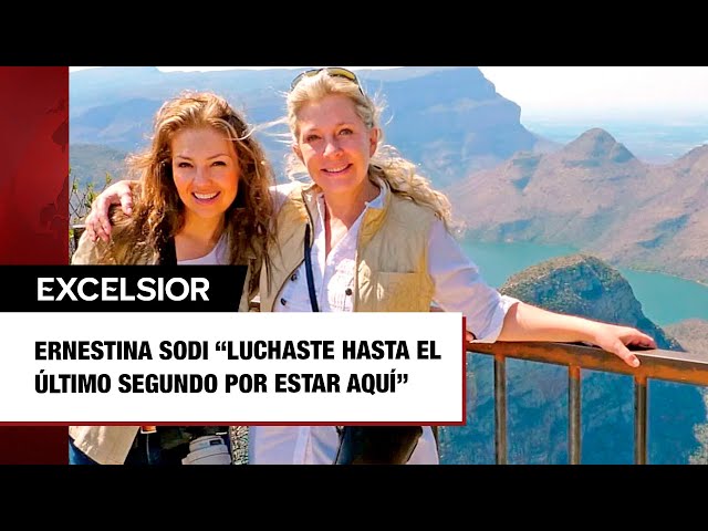 ⁣Ernestina Sodi “luchaste hasta el último segundo por estar aquí”