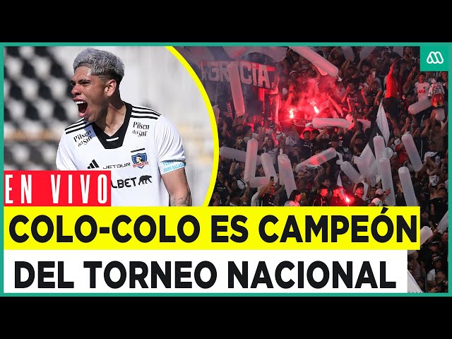 ⁣EN VIVO | ¡Albos celebran en Plaza Italia!: Colo-Colo campeón del torneo nacional