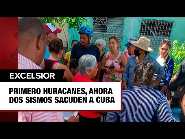 ⁣Primero huracanes, ahora dos sismos sacuden a Cuba