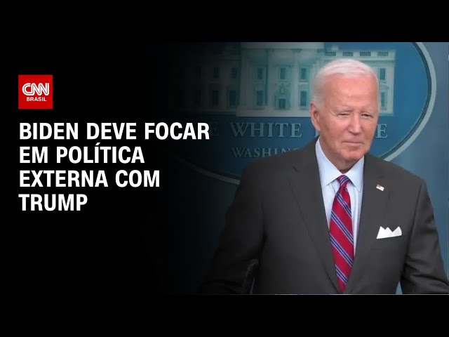 ⁣Biden deve focar em política externa com Trump | AGORA CNN